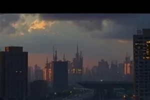 无线电波可视化画面，科幻短片《静默频率》